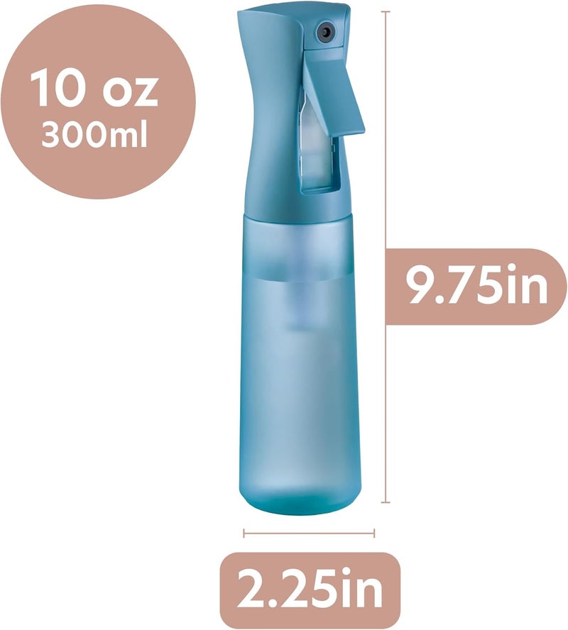 MIGHTY STRONG 10 OZ Continuous Spray Bottles - Ultra Fine Mist Sprayer | Water Spray Bottle For Hair Stuff, Mister Spray Bottle For Plants Mister | Hair Spray Bottles For Hairstyling, Cleaning, Salons - Image 2
